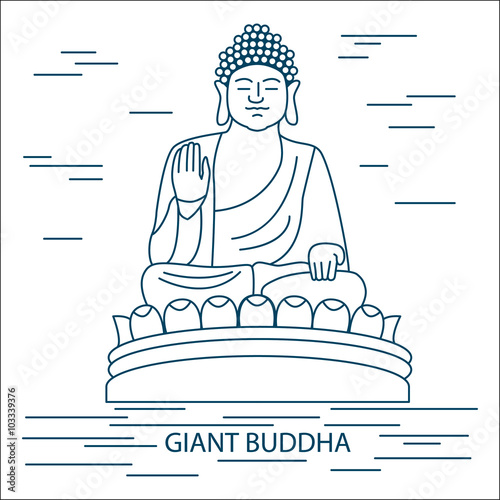 The worlds's tallest bronze Buddha. 