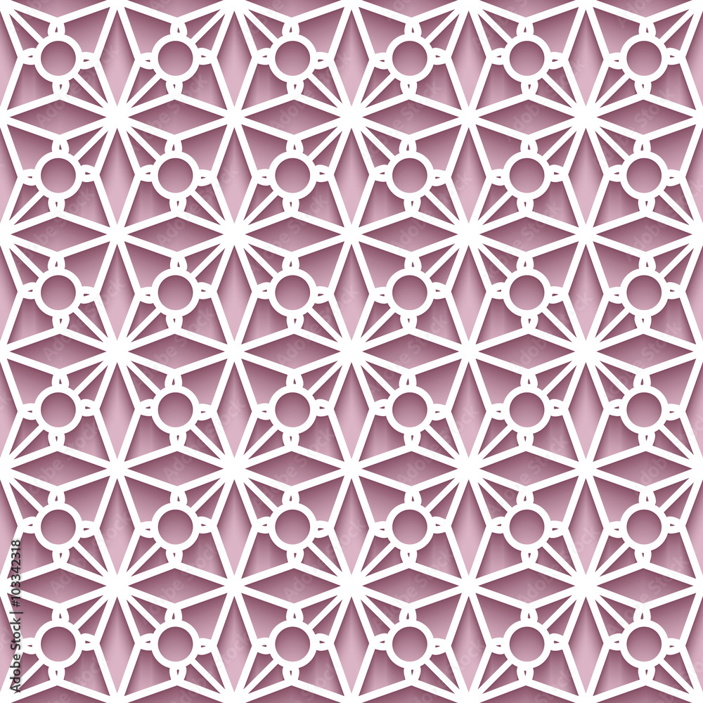 Paper lace ornament, seamless pattern Paper lace ornament, seamless pattern