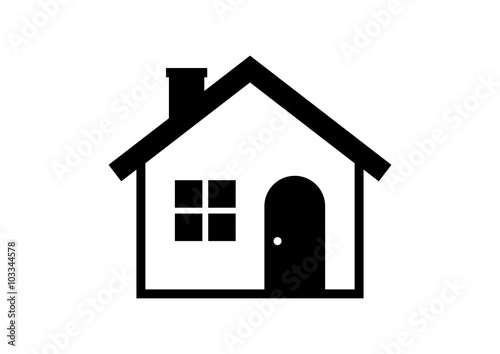 House icon on white background