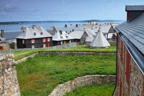 Old-fashioned fortifications photo