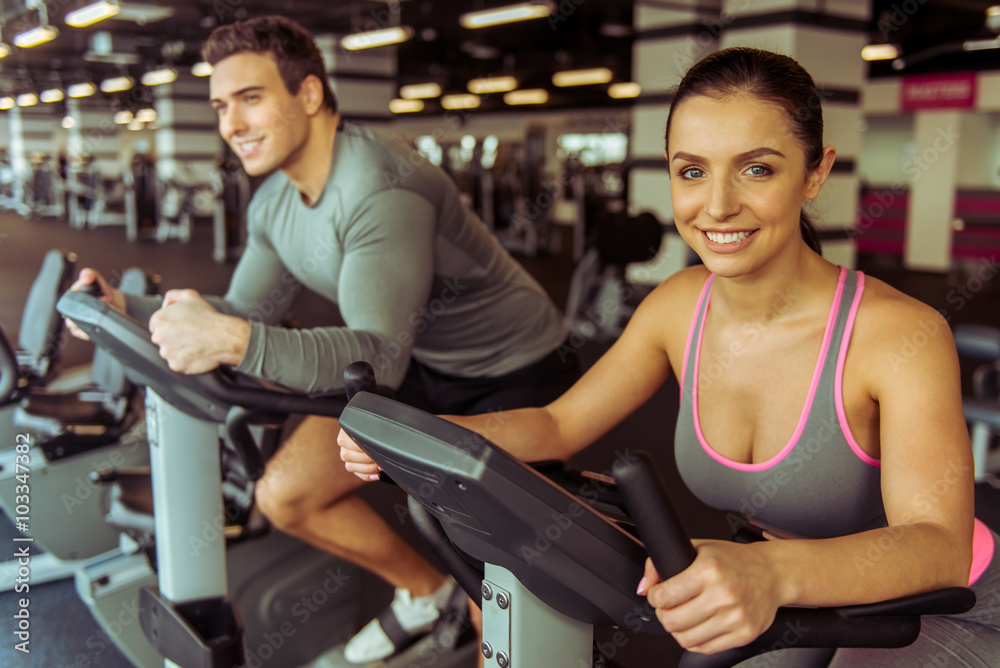 People in gym People in gym