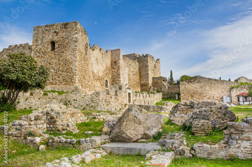 Old historic castle of Patras on Peloponnese in Greece photo