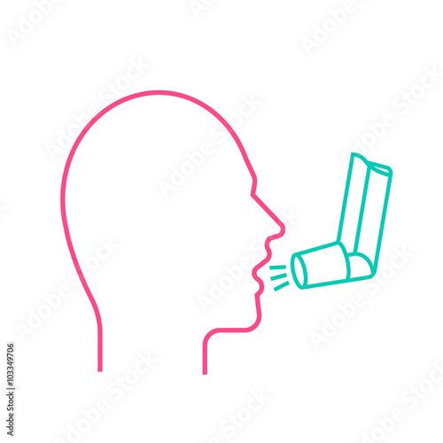 Vector Asthma Icon