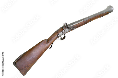 Navy flint musket (gun)