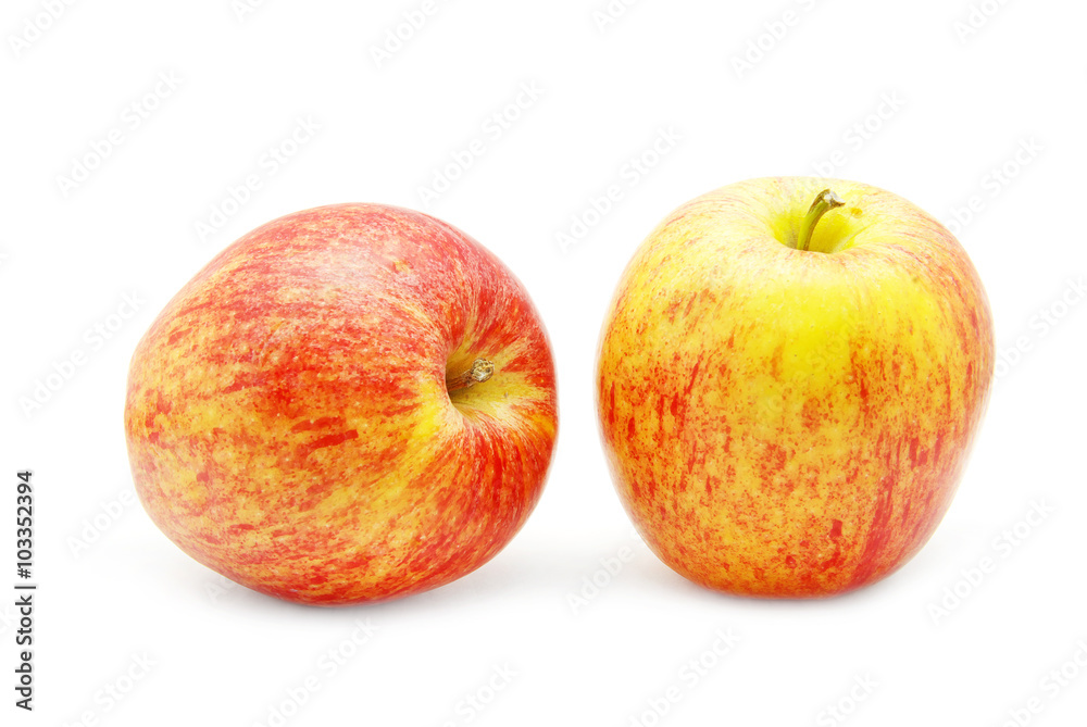 Fresh red apple isolated on white Fresh red apple isolated on white