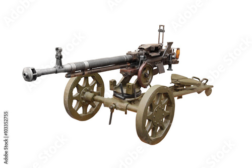 Soviet heavy machinegun photo
