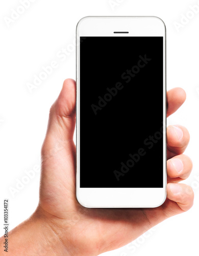 modern smartphone in hand