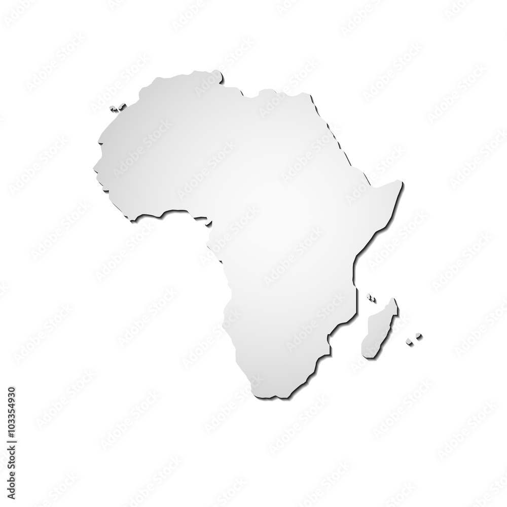vector Africa map 