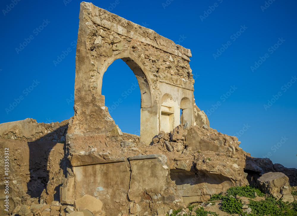 Ruins of old building in Iraqi Kurdistan region inside Kirkuk city Ruins of old building in Iraqi Kurdistan region inside Kirkuk city