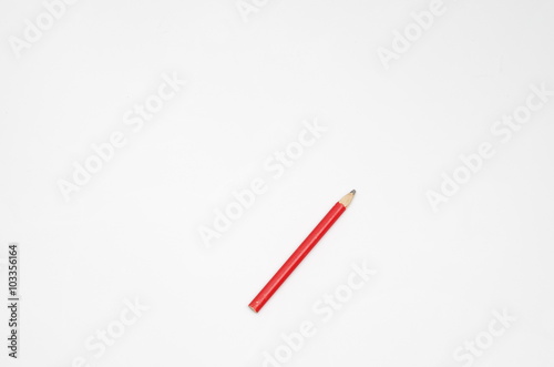 carpenter's pencil isolated view