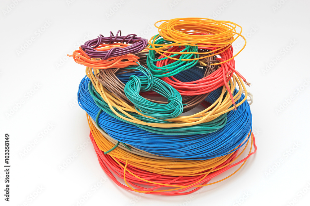 multicolored wires