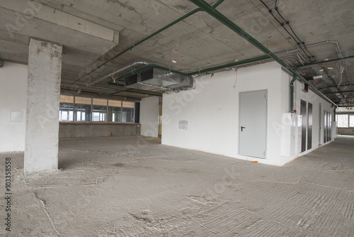 interior of business center under construction