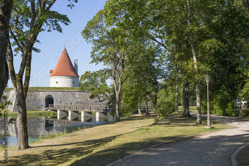 A view of Saaremaa island, Kuressaare castle in Estonia