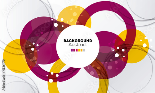 Fondo circulo abstract