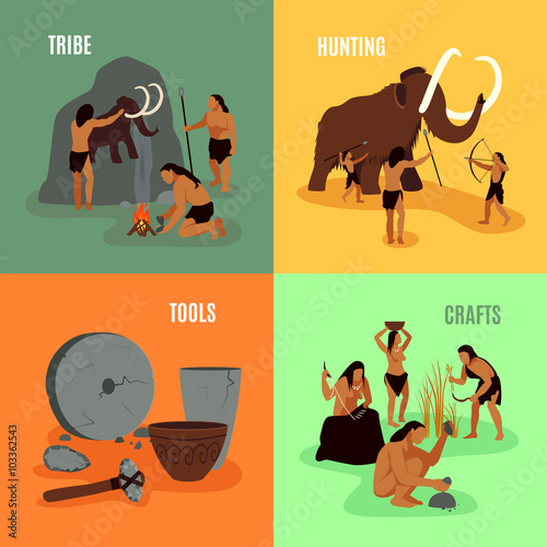 Prehistoric Stone Age 2x2 Images