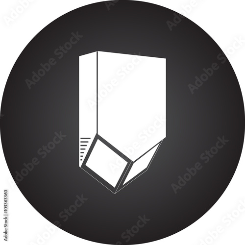 Bath simple icon on colorful round background