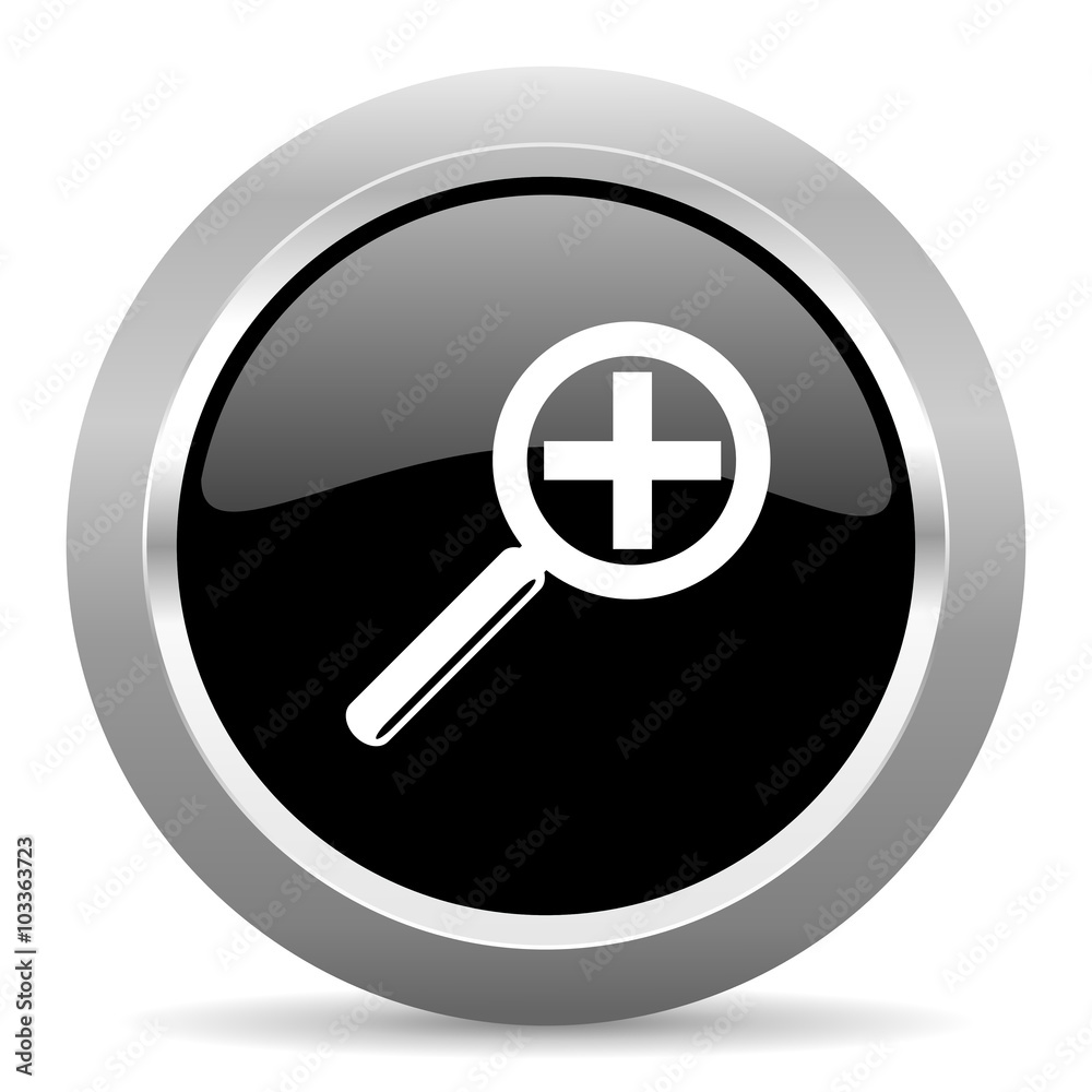 lens black metallic chrome web circle glossy icon lens black metallic chrome web circle glossy icon