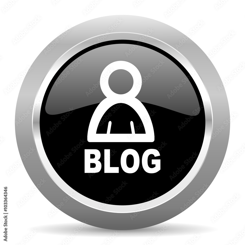 blog black metallic chrome web circle glossy icon blog black metallic chrome web circle glossy icon