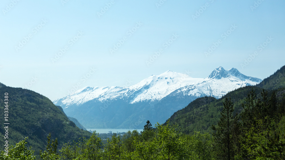 Obraz premium View from the White Pass