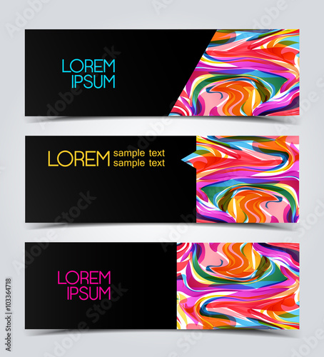 Modern design banner