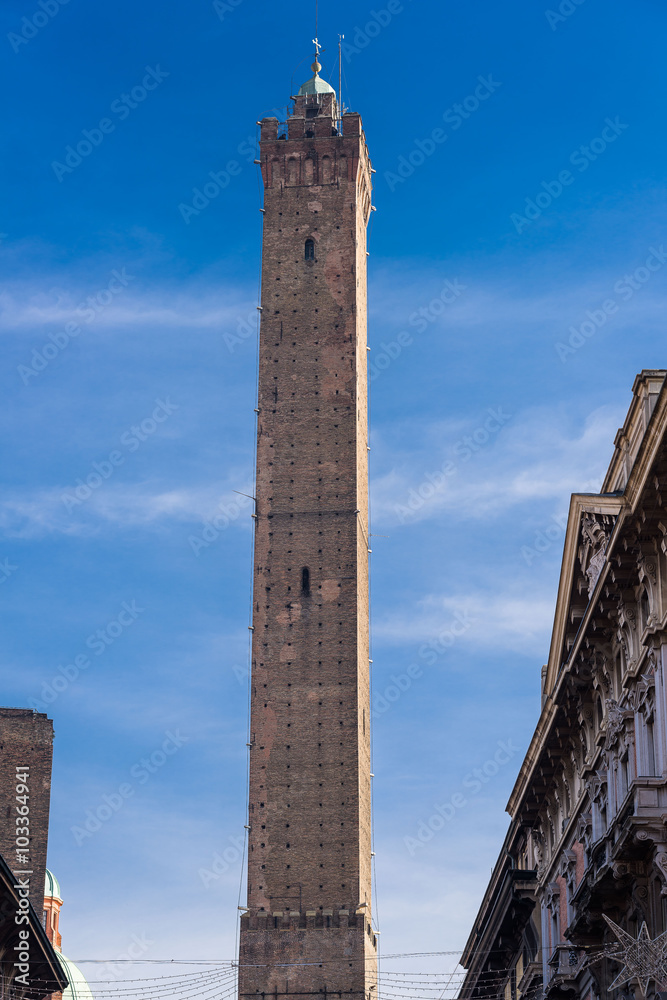 Torre degli Asinelli symbol of Bologna