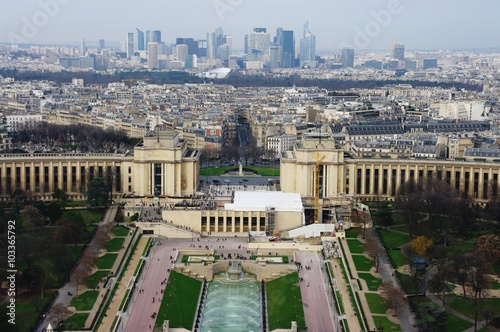 Trocadero and La Defence, Paris, France #103365792