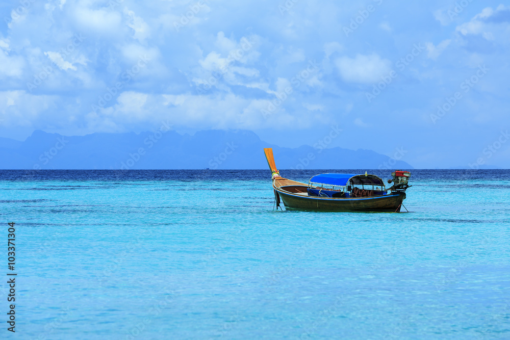 A longtail boat in Thailand