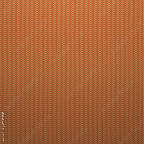 Knitted Style Orange Seamless Pattern. Vector EPS10 Seamless Pat © irazzers