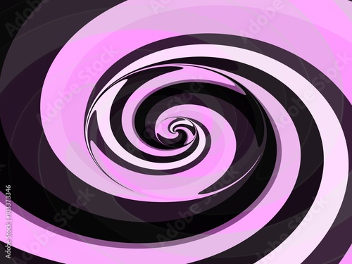 Abstract spiral pink gray white black pattern usable as background for visiting and business card - digitally rendered graphic  