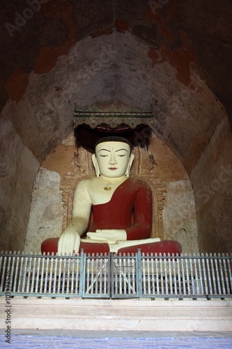 Sulamani, The old Buddha statue in old pagoda temple in Bagan,Myanmar photo