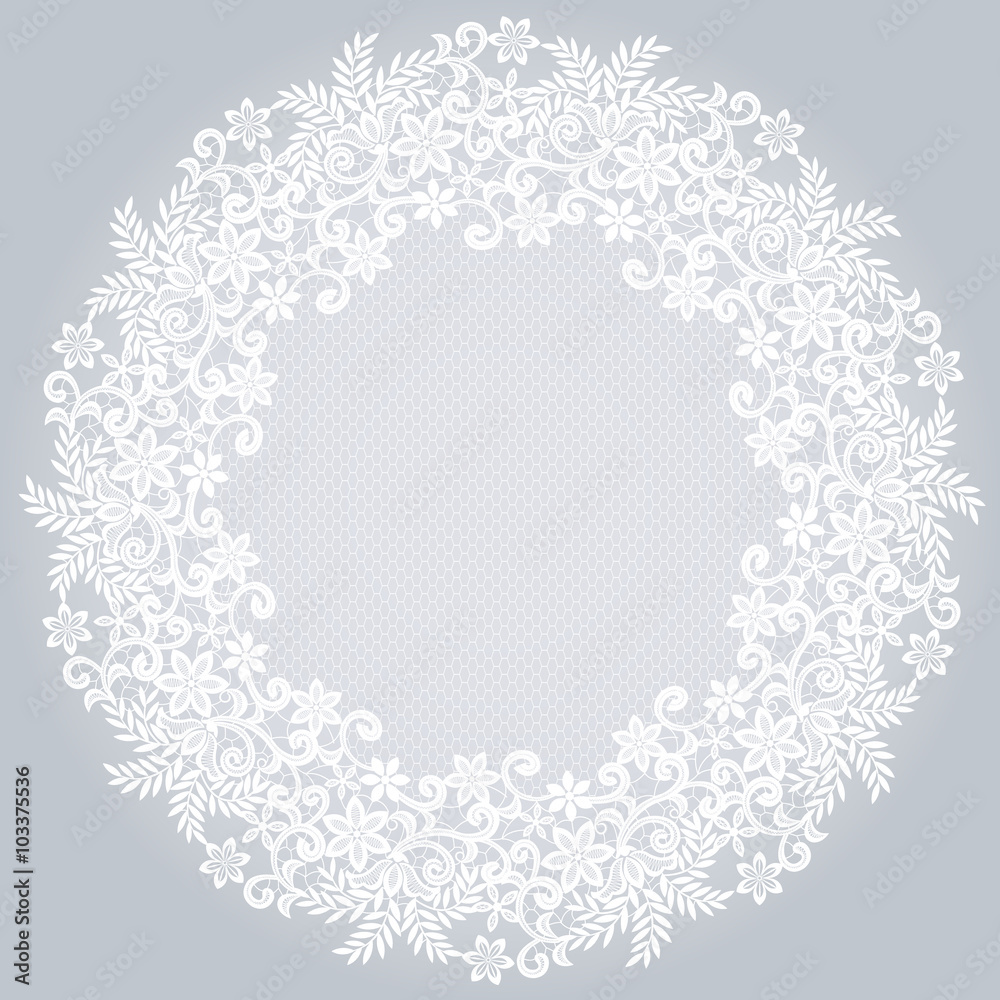 White lace napkin White lace napkin