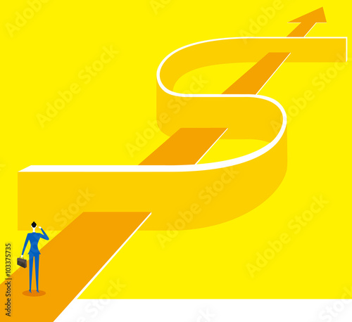 Way to success / The way of success is faraway.