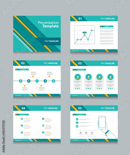 business presentation template set.powerpoint template design backgrounds