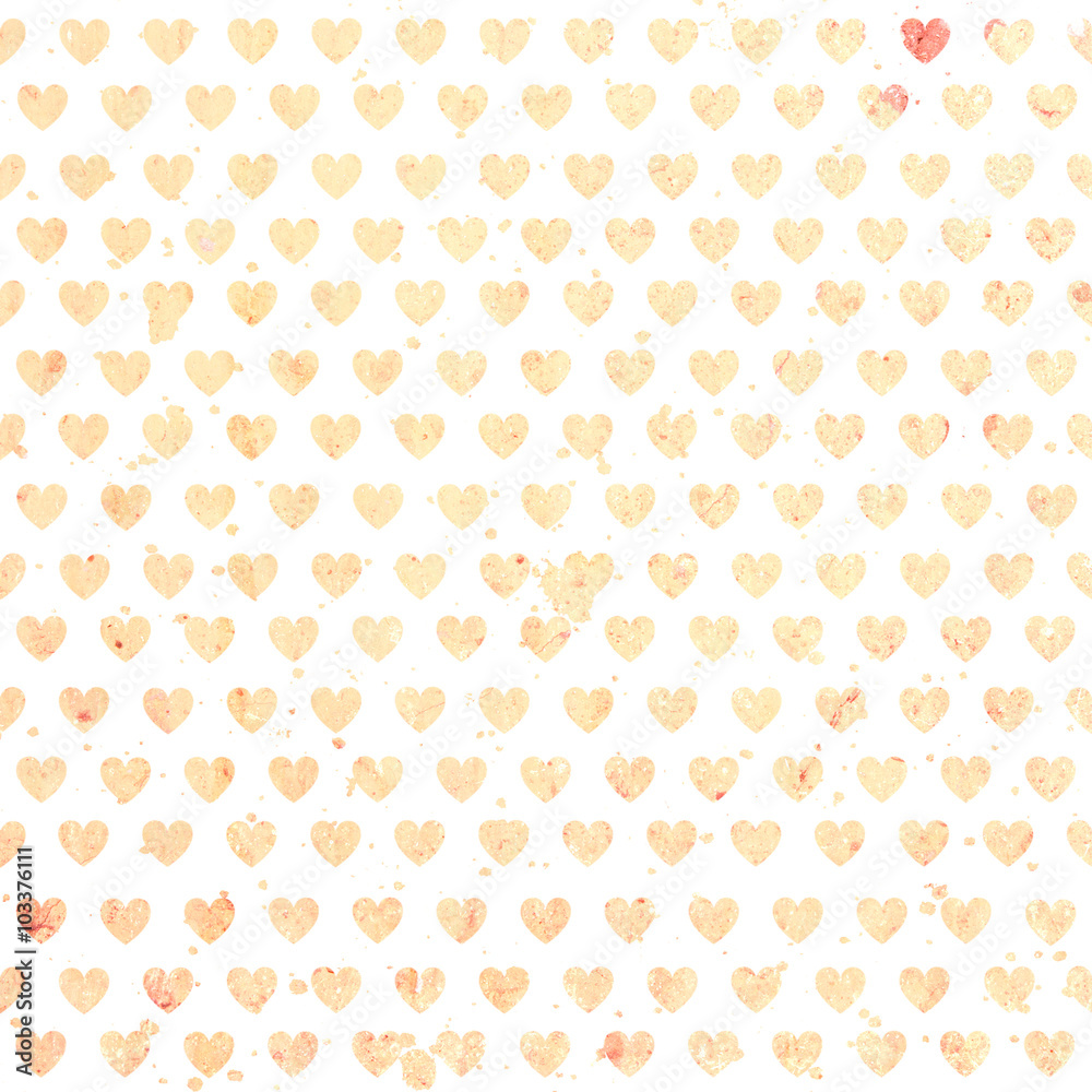 valentines day background with hearts