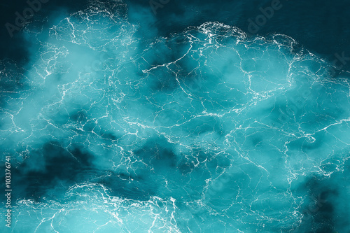 Fototapeta Naklejka Na Ścianę i Meble -  Abstract splash turquoise sea water