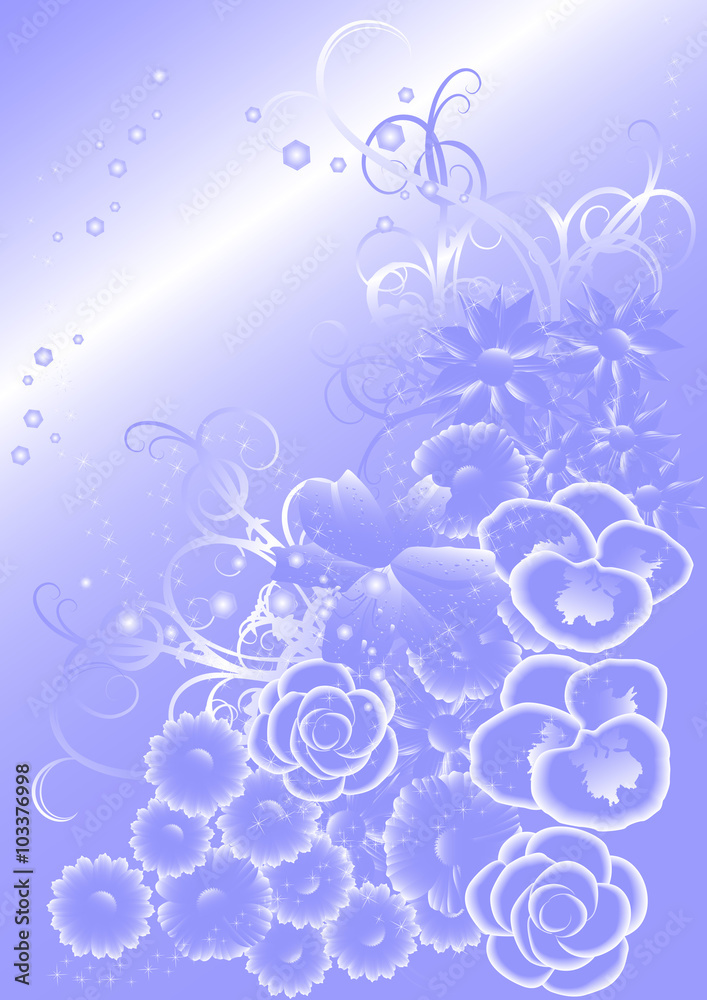 フラワー 花 クリスタル フラワー 花 クリスタル