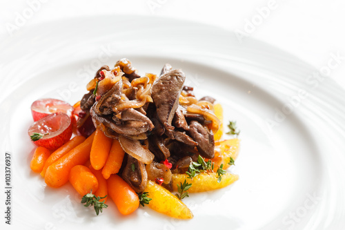 meat with vegetables