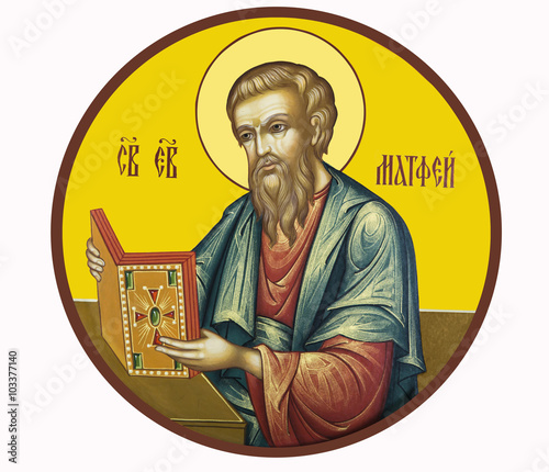 Obraz na płótnie Icon of St. Matthew the Evangelist