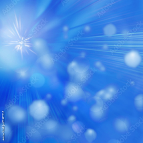 blue abstract background circle lights bokeh