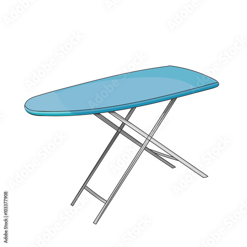 Empty ironing board