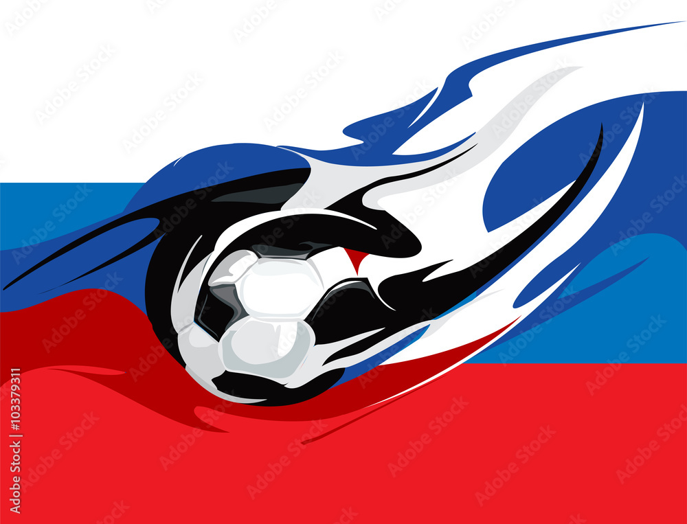 Fototapeta rosyjska piłka nożna