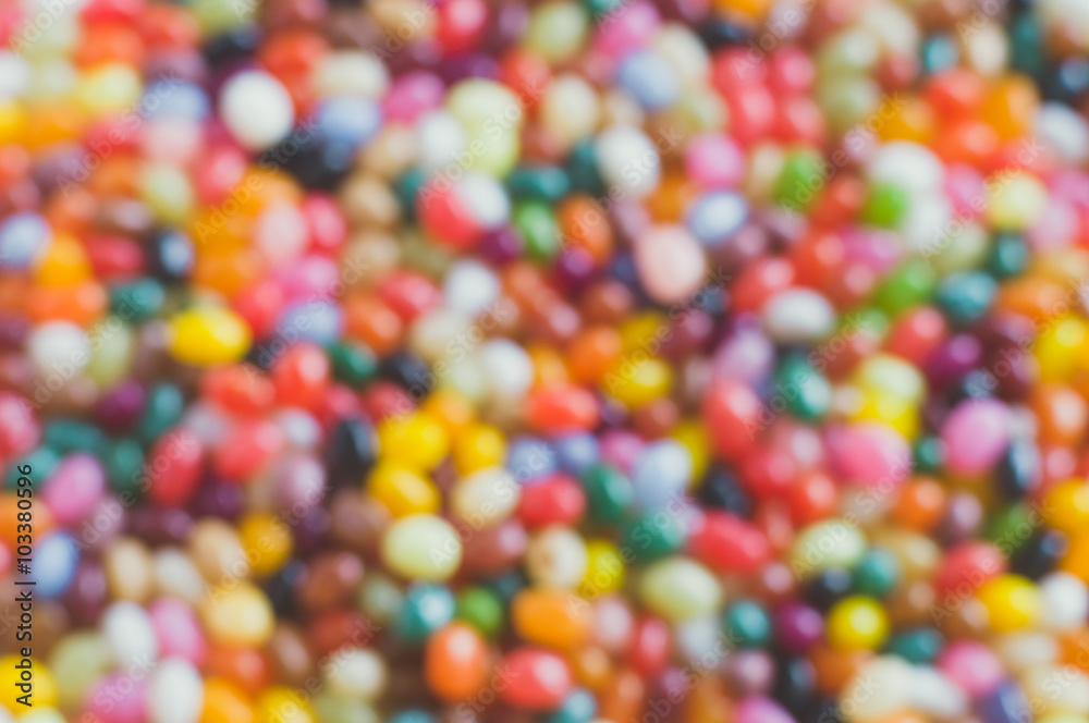 Jelly beans blurred background Jelly beans blurred background