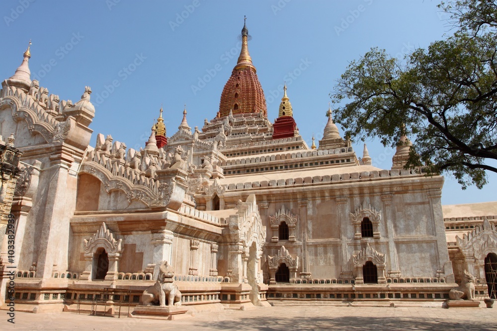 Ananda,,Buddhist temples in Bagan, Myanmar	