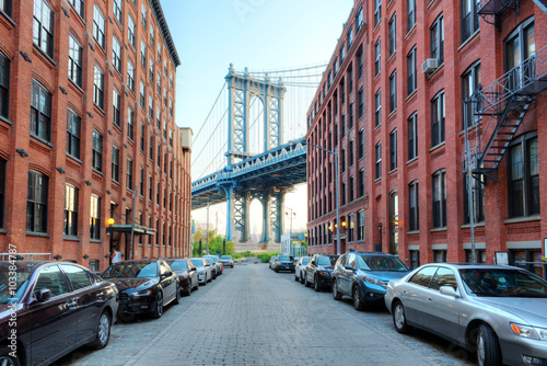 Manhattan Bridge from Washington Street, Brooklyn © XtravaganT