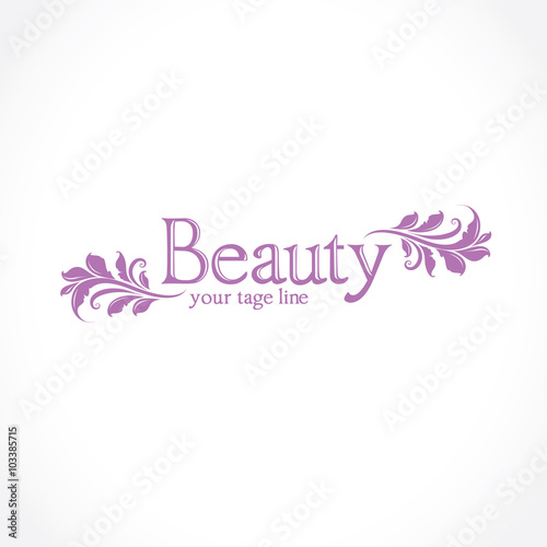 Beauty logo Natural care logo salon logo women logo Feminine Logo vector logo template