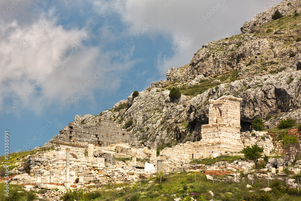 Ancient city of Sagalassos in Anatolia, Turkey