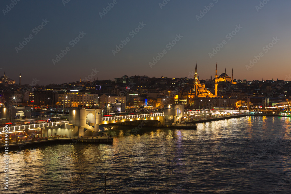 Istanbul at blue hours