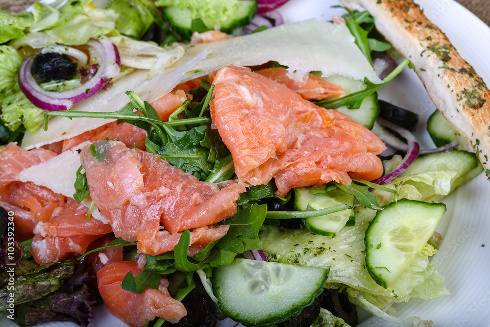 Salmon salad Salmon salad