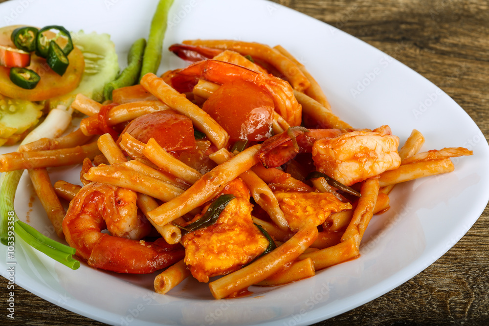 Pasta with seafood Pasta with seafood