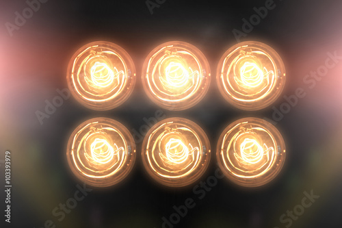 Floodlights Flash lights.Spotlights